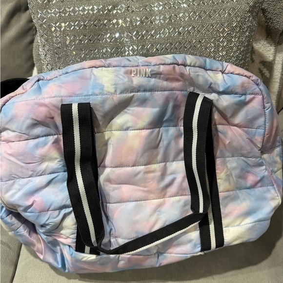 PINK Victoria's Secret Handbags - PINK Victoria's Secret Multicolor Tie-Dye Travel Bag